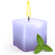 Periwinkle Candle