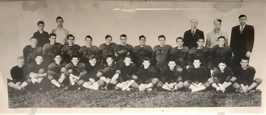 John, #37, back row. Milan High School, Michigan 