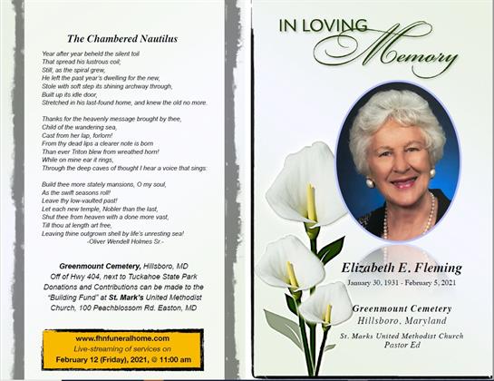 Fellows Helfenbein & Newnam Funeral Home Pa Obituaries