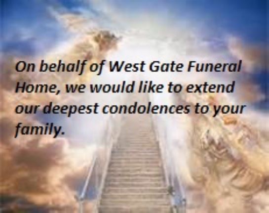 Westgate Funeral Home Recent Obituaries