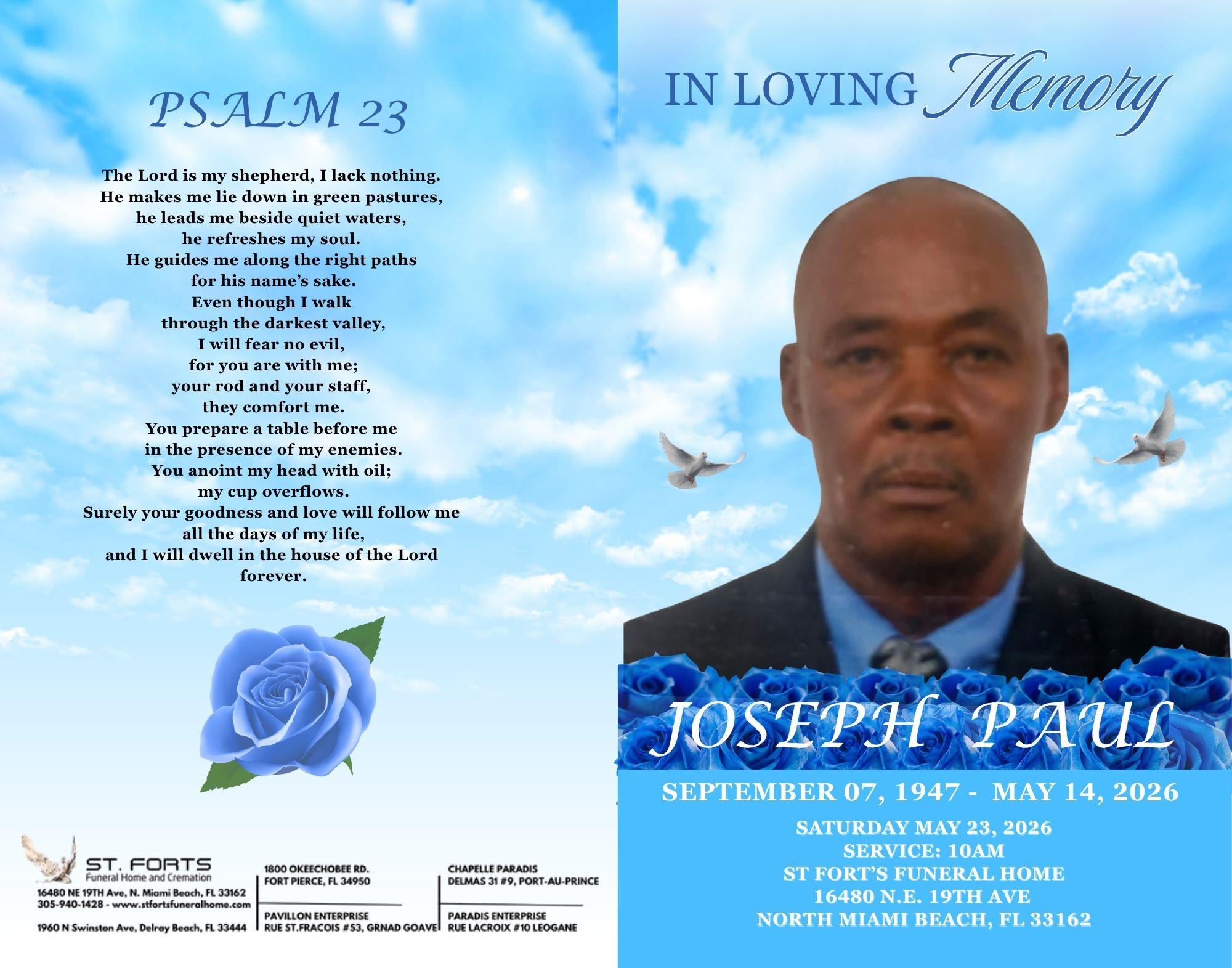 St Forts Funeral Home Obituaries