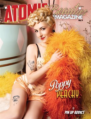 Atomic Beauties - Issue No 9 Poppy Peachy Cover