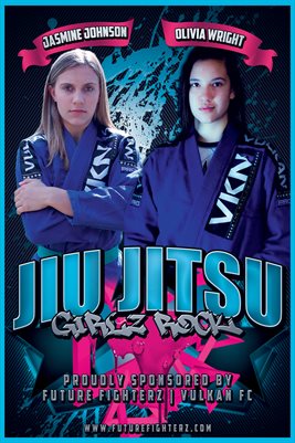 Jiu Jitsu GirlZ Rock Poster