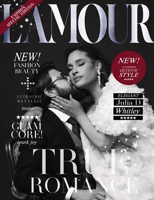 L´Amour Magazine_portrait de romance en noir et blanc.