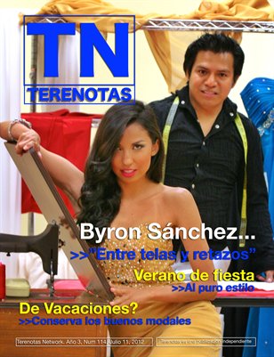 Byron Sanchez entre telas y retazos
