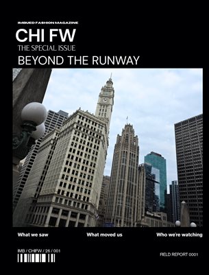IMBUED FASHION MAGAZINE CHI FW 2026 Special Issue