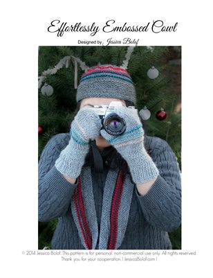 Effortlessly Embossed Cowl