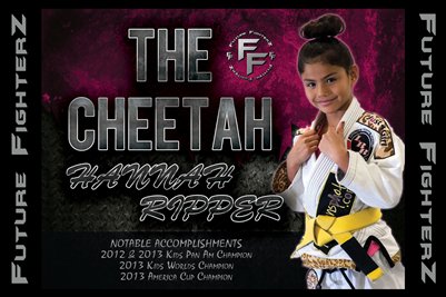 Hannah THE CHEETAH Ripper Poster