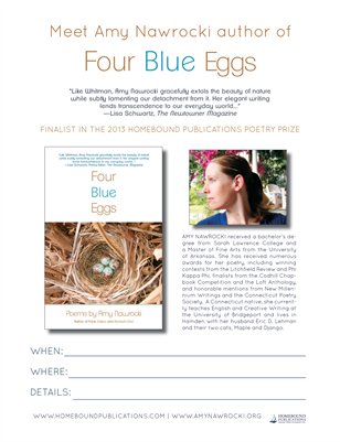 Four Blue Eggs Event Poster