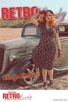 2025 Retro Lovely VOL-02 Featuring Ruby Redfox Cover Poster