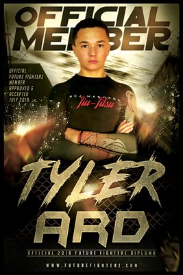 Tyler Ard Gold Diploma Poster