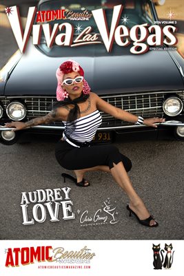Atomic Beauties - Viva Las Vegas Special Edition 2026 Vol 3 Audrey Love Cover Poster