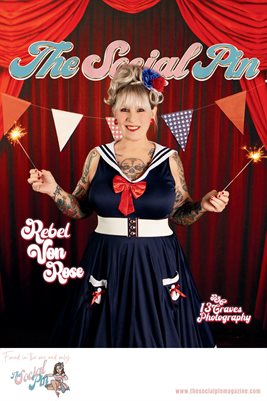 The Social Pin | Issue 148 | Rebel Von Rose Poster
