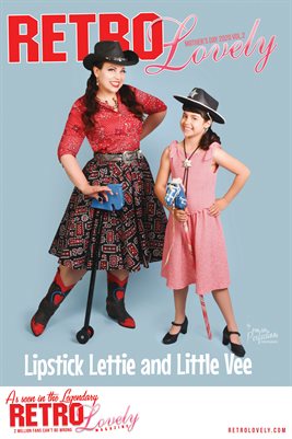 Lipstick Lettie & Little Vee Cover Poster