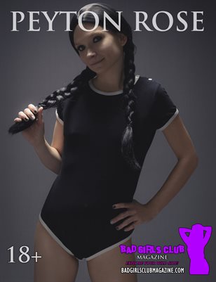 Peyton Rose - Sexy Busty Raven Hair Goth Babe is the Spookiest Sexiest Wednesday Addams that We Dared to Show You