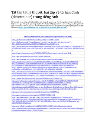 cách tiêu dùng chung của mạo từ “A/ An”