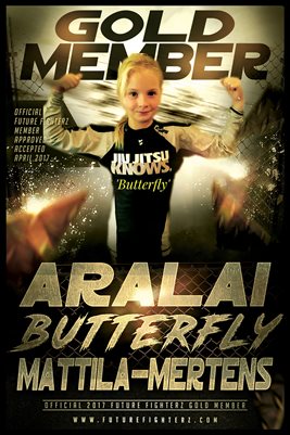 Aralai Butterfly Gold Member/Diploma Poster