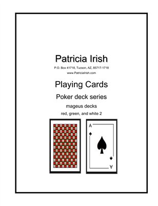 013 Patricia Irish Playing Cards mageus decks green, red, white 2