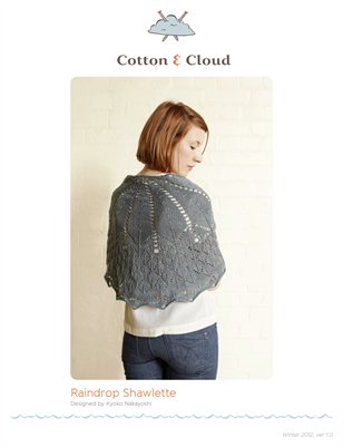 Raindrop Shawlette
