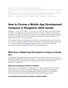Mobile App Development Company in Bangalore 