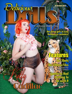 Delicious Dolls October Themed Issue Kitty Cadillac Cover