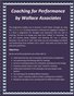 Coaching for Performance by Wallace Associates