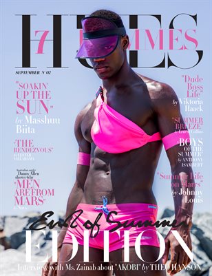 7Hues Hommes 'End of Summer Edition' N'02 - September 2019 - Cover 3
