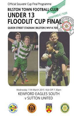 Bilston Town FC Under 13 Floodlit Cup Final 2014/2015