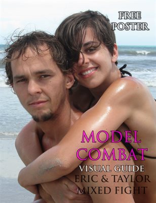 Model Combat Visual Guide #2: Beach Romance and Intergender Mixed Fight with Eric and Soaking Wet Stripper Taylor 