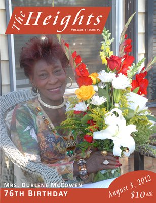 Volume 3 Issue 15 - Mrs. Durlene McCowen 76th Birthday