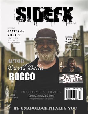 SIDEFX Magazine September 2025 issue Featuring DAVID DELLA ROCCO