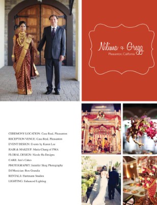 Nilima + Gregg Vendor Magazine