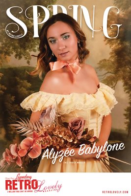 2025, Retro Lovely, Spring Special VOL-01, Alyzée Babylone Cover Poster