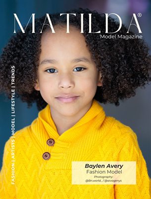 Matilda Model Magazine - Weekly Issue Kids - Baylen Avery