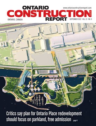 Ontario Construction Report (September 2022)