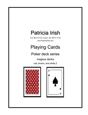 017 Patricia Irish Playing Cards mageus decks brown, red, white 2