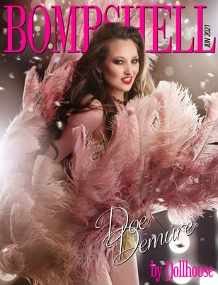 BOMBSHELL Magazine June 2021 BOOK 1 - Doe Demure Cover