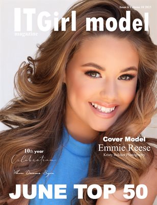 It Girl Model Magazine June Top 50 Issue 6 Volume 10 2023