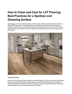 LVT FLOORING IN DUBAI.