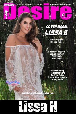 INTENSE DESIRE MAGAZINE COVER POSTER - Cover Model Lissa H - November 2018