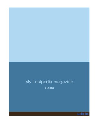 My Lostpedia magazine