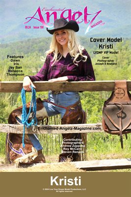 ENCHANTED ANGELZ MAGAZINE COVER POSTER - Cover Model Kristi - September 2024