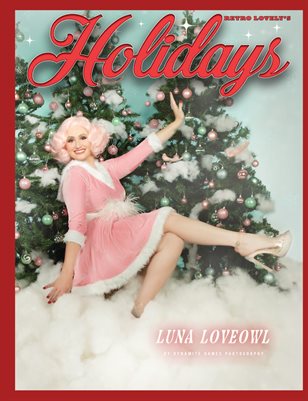 2025 Retro Lovely, Holidays Issue VOL-32, Luna Loveowl Cover.