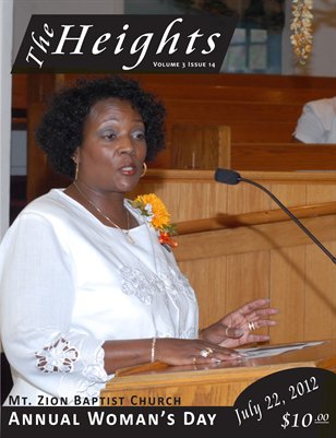 Volume 3 Issue 14 - Mt. Zion Annual Woman's Day