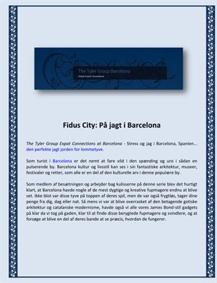 Fidus City: På jagt i Barcelona