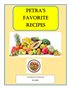PETRA RECIPE BOOK NEW