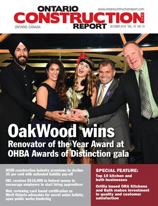 Ontario Construction Report (Oct. 2018)