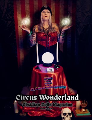 Obsidian Dolls Magazine: Circus Wonderland 2026 Volume 5 Rebel Von Rose Cover