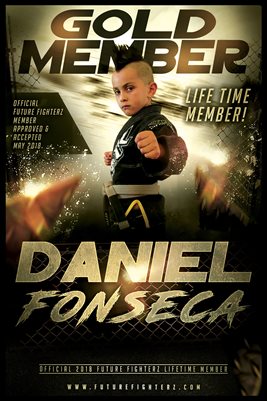 DANIEL FONSECA GOLD MEMBERSHIP/DIPLOMA POSTER