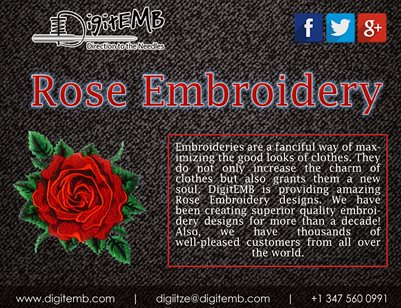 Rose Embroidery